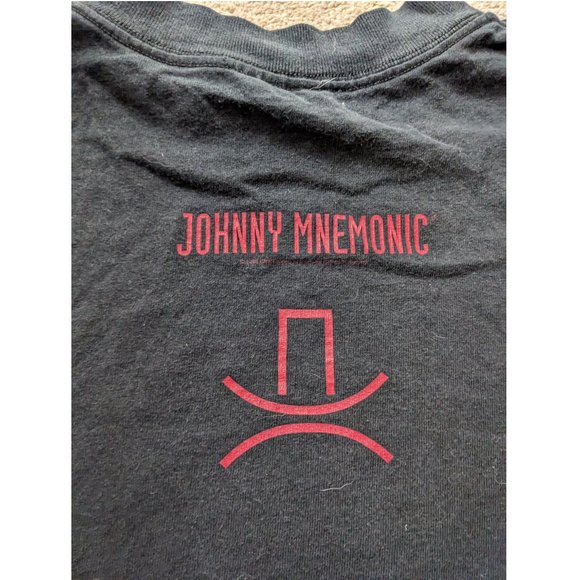 Vintage 1998 Johnny Mnemonic Hack Your Own Brain Movie Promo Tee Shirt Size XL - Picture 5 of 5